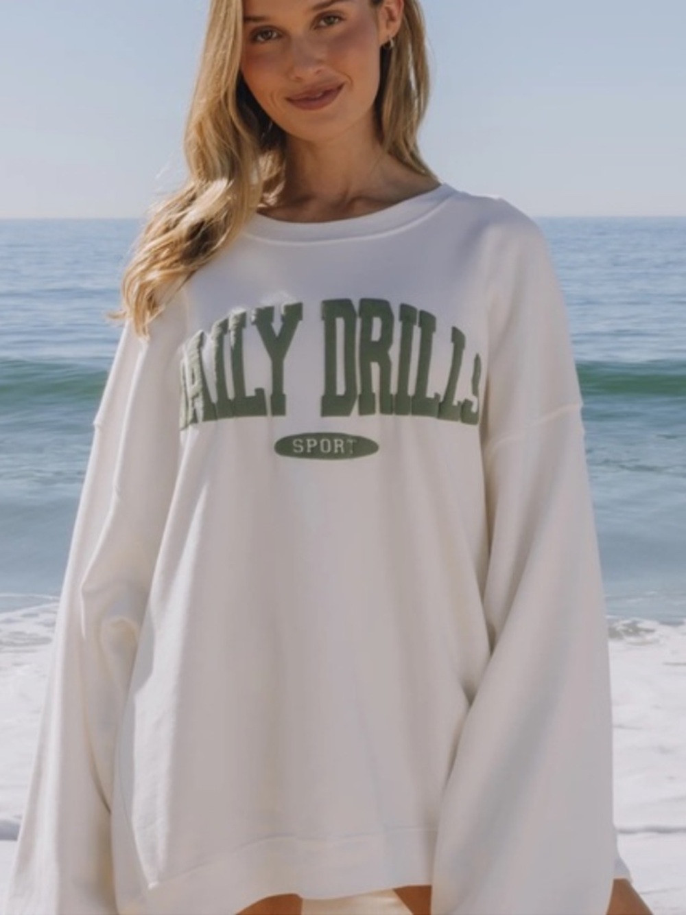 Daily Drills Oversized Sport Crew